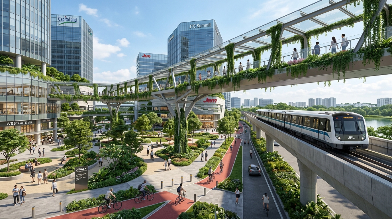 Jurong Lake District Transit Interchange and Elevated J-Walk Network